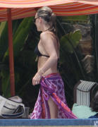 Molly Sims - wearing a bikini in Cabo San Lucas 03/30/13