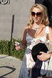 Britney Spears with cleavage arrives at a studio in Los Feliz 