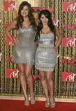 Kim Kardashian in short low-cut silver dress showing off her legs and boobs at MTV Australia Awards 2008